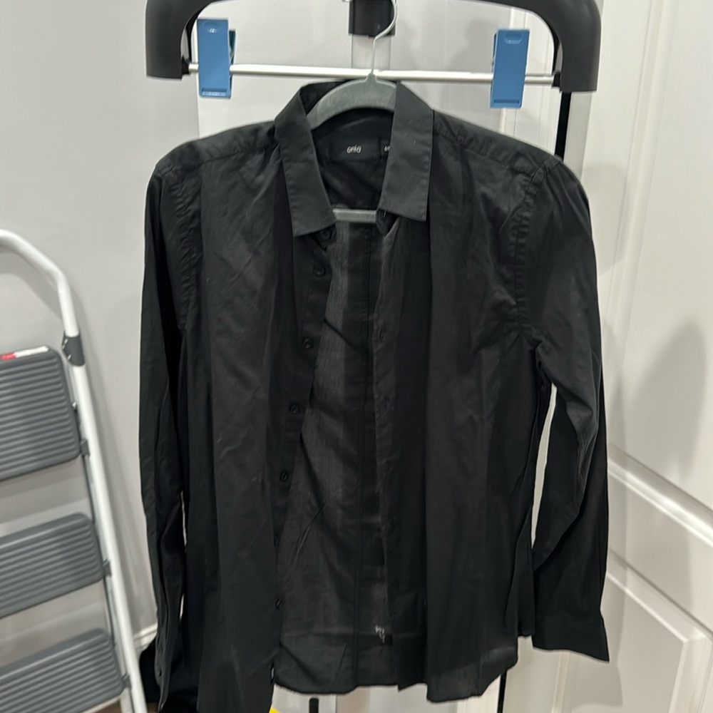 Onia Black Dress Shirt